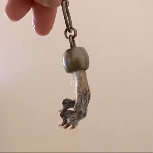 Lucky Squirrel Paw necklace